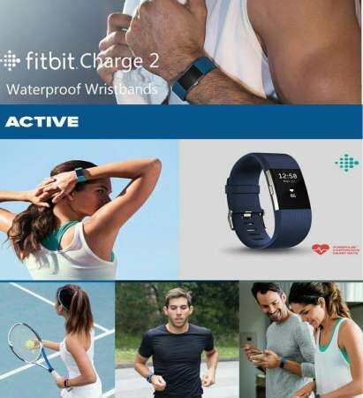 AD Hot 3 ชิ้น/เซ็ตเปลี่ยนสายรัดข้อมือสำหรับ Fitbit Charge 2 สายรัดซิลิโคนสายคล้อง