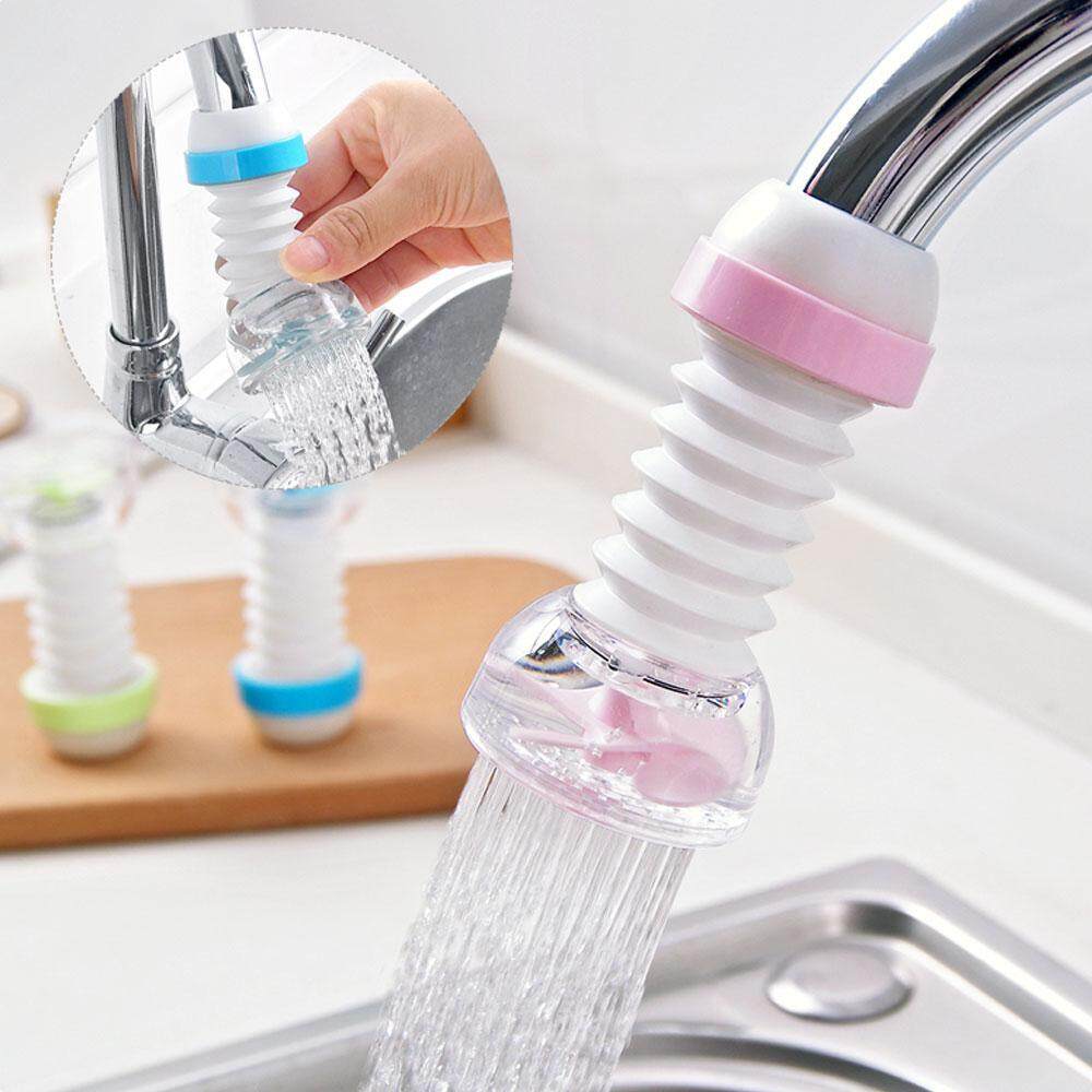 Kobwa Kitchen Faucet Sprinkler Water Saving Regulator Valve Shower 360 Degree Rotating Pressurizing Splash Proof Adjustable Tap Accessory