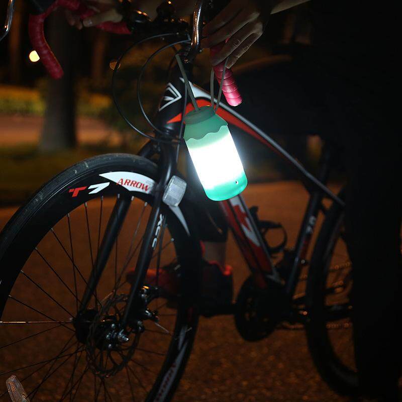 BIKEIGHT Romantic Telescopic Switch Milk Bottle Shape LED Light Silicone USB Charging Bedside Light