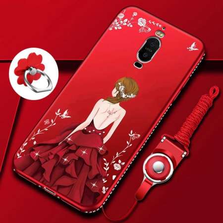 สำหรับ Huawei ขึ้นไปเพื่อน 9 โปรกรณี 3D นุ่มพลาสติก Coque สำหรับ Huawei เพื่อน 9 ซิลิคอนซิลิคอน Glitter พลอยเทียมปกคลุมฝาครอบ - Huawei 4 กิกะไบต์ * 64GB-Standard รุ่น 3*1 (Multicolor-1) - นานาชาติ
