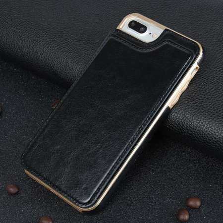 โทรศัพท์มือถือเคสโทรศัพท์แม่เหล็กหนังเต็มรูปแบบสำหรับ iPhone 8 Plus และ iPhone 7 Plus - INTL