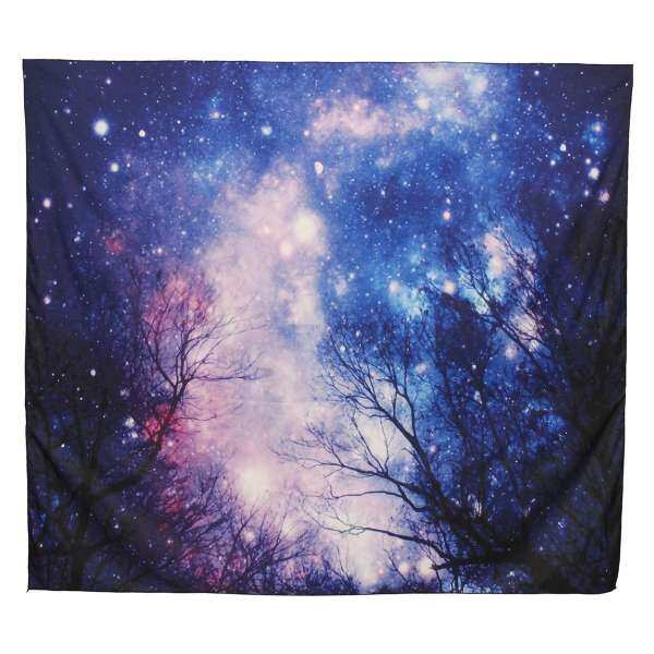 Galaxy Forest Mandala Tapestry Wall Hanging Throw Dorm Bedspread Yoga Mat Decor