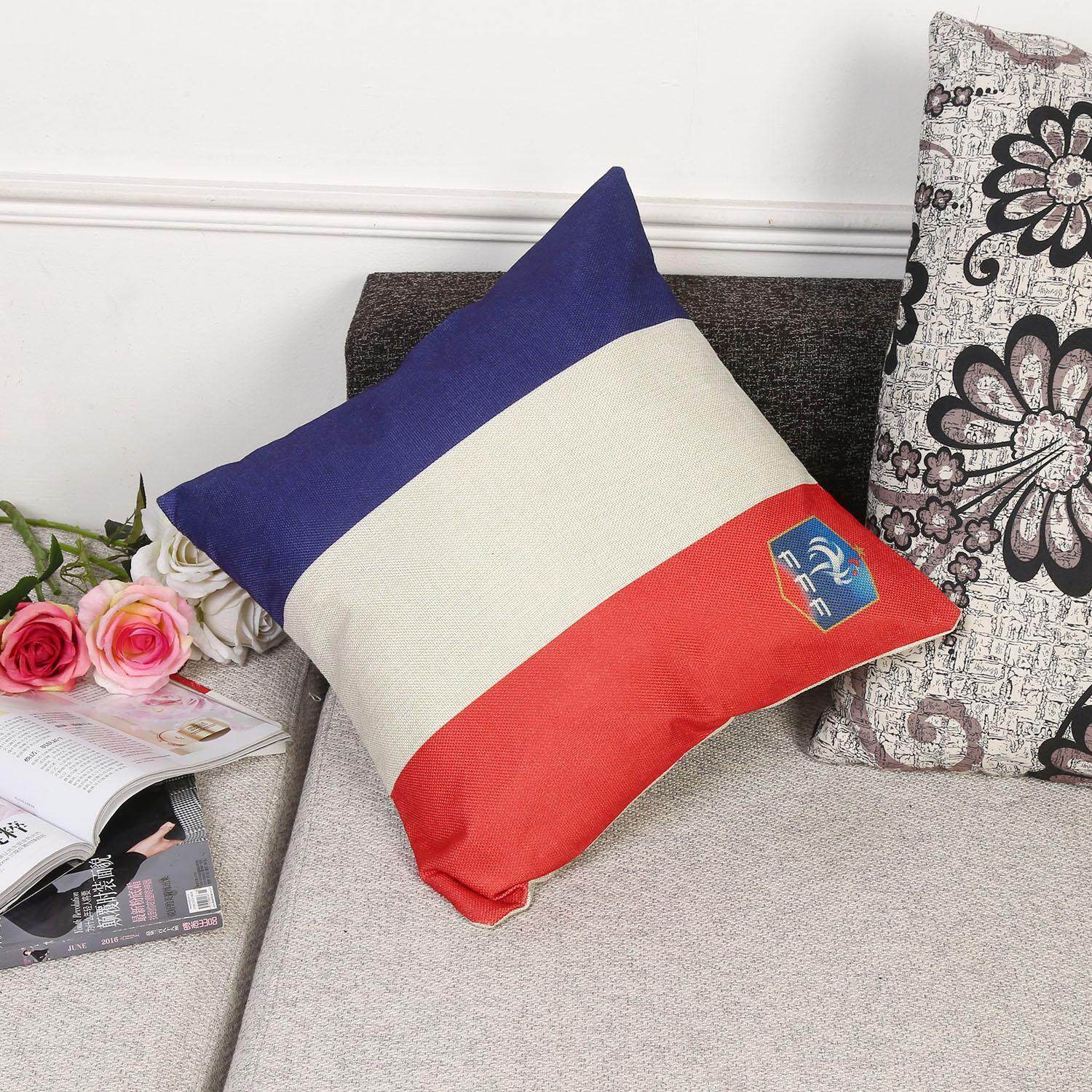 Sunwonder New Football World Cup Pattern Pillowcase Pillow Cover for Home Decor