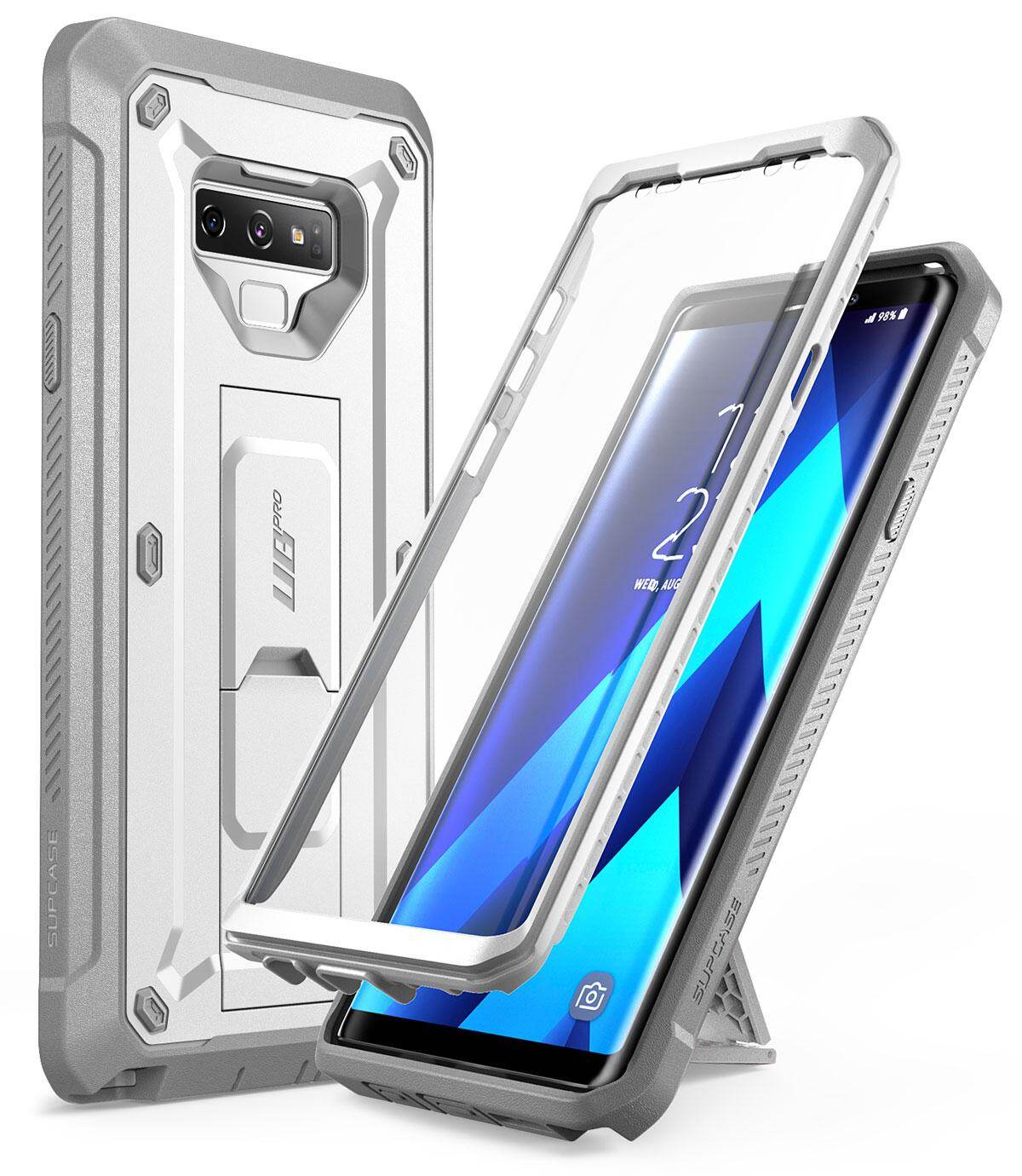 For Samsung Galaxy Note 9 Case SUPCASE PC + TPU Rugged Case Cover with Screen Protector & Kickstand & Holster Clip