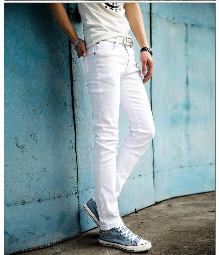 white jean pants