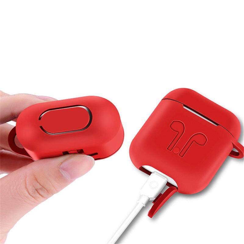 มาใหม่ หูฟัง Star Mall Star Mall Silicone Cover Case + Carabiner Hook + Anti-lost Earphone Strap + Ear Tips Set for Apple AirPods ร้านค้าเชื่อถือได้ มาใหม่ หูฟัง Star Mall Star Mall Silicone Cover Case + Carabiner Hook + Anti-lost Earphone Strap + Ear Tips Set for Apple AirPods ร้านค้าเชื่อถือได้