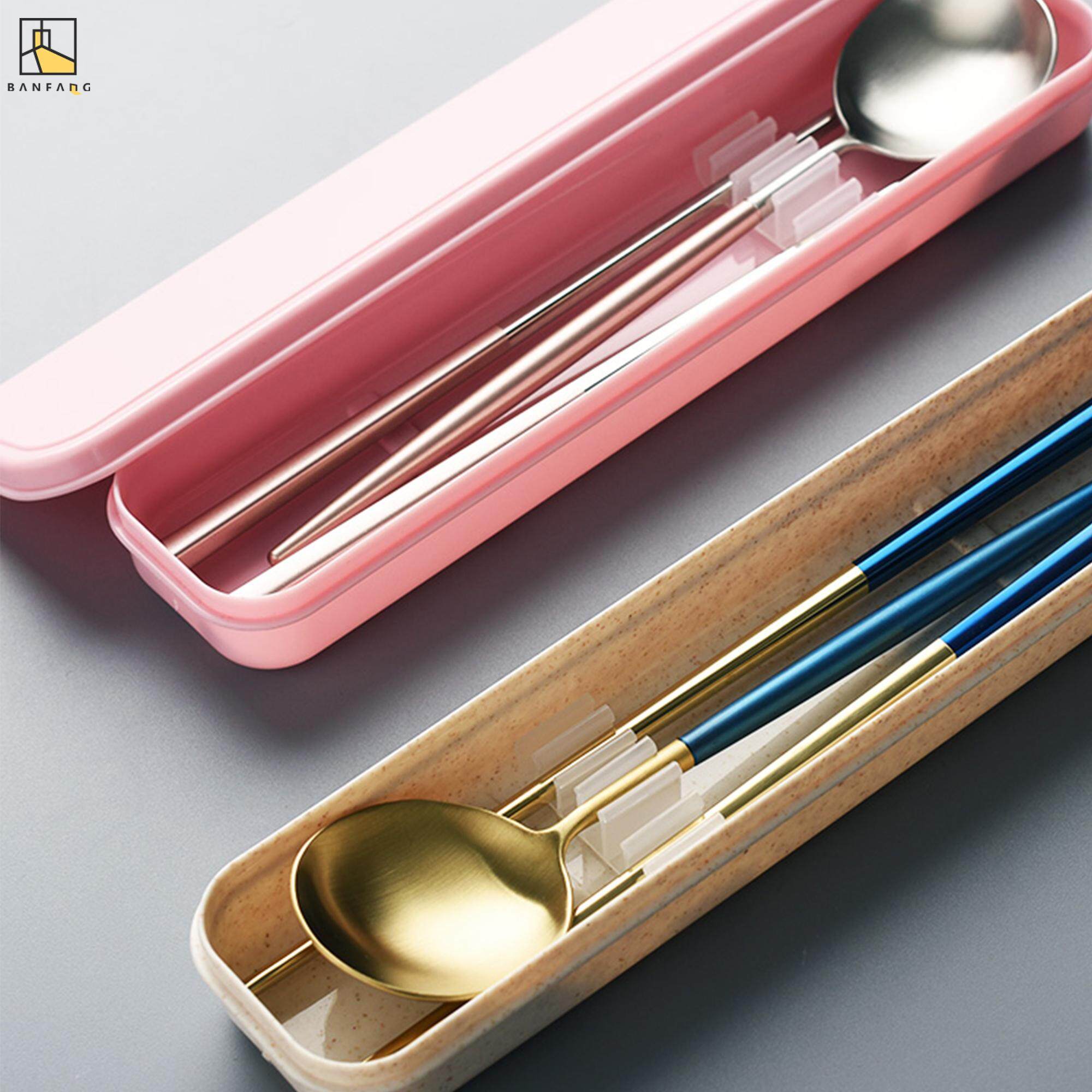 BANFANG Stainless steel chopstick set combined with students