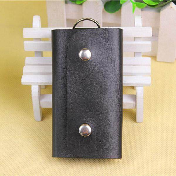 Pu Leather Car Keychain Key Holder Bag Case Wallet Cover