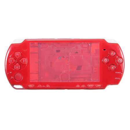 Shell Case ส่วนหนึ่งของโซนี่ PSP 2000 คอนโซลเกมสีแดง