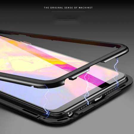 HOT Magneto การดูดซับแม่เหล็กโลหะเคสสำหรับหัวเหว่ย P20/P20 Pro กรณีกระจกนิรภัยสุดหรูสำหรับกรณี Huawei P20 P20 Pro เคสโทรศัพท์ (P20/P20 Pro สองรุ่น)