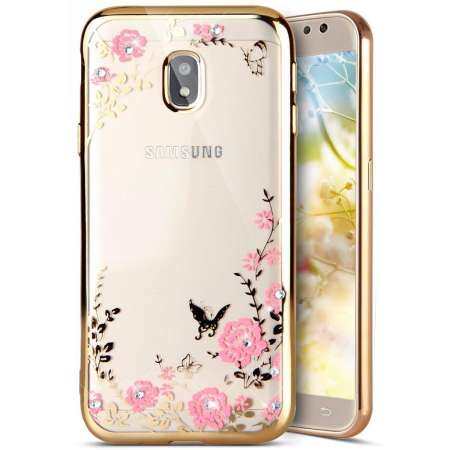ราคาพิเศษ For Samsung Galaxy J4 2018 J400 Clear Soft Butterfly Floral
Flower Bling Crystal Rhinestone Plating Case Cover ซื้อเลยตอนนี้ราคาพิเศษ