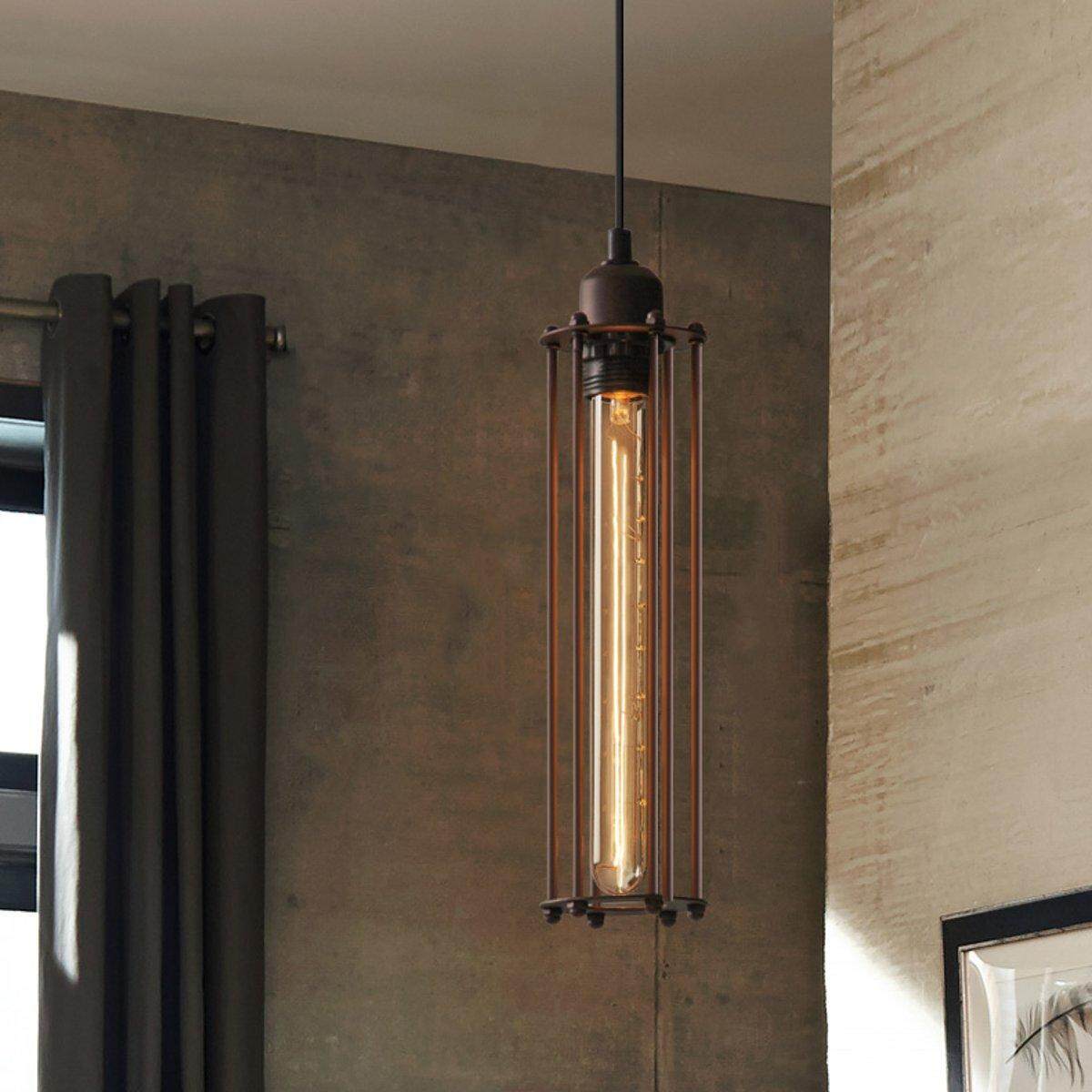 Industrial Retro Vintage Flute Pendant Lamp Kitchen Bar Hanging Ceiling Light - intl