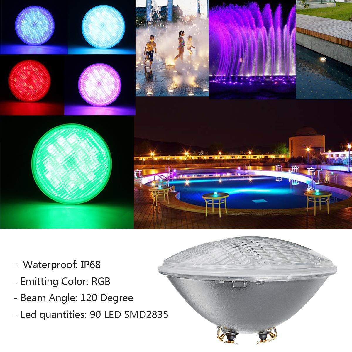 90 LED PAR56 Bể Bơi Dưới Nước RGB 54 Wát 12 V 16 Màu Đèn LED + Bộ Điều Khiển