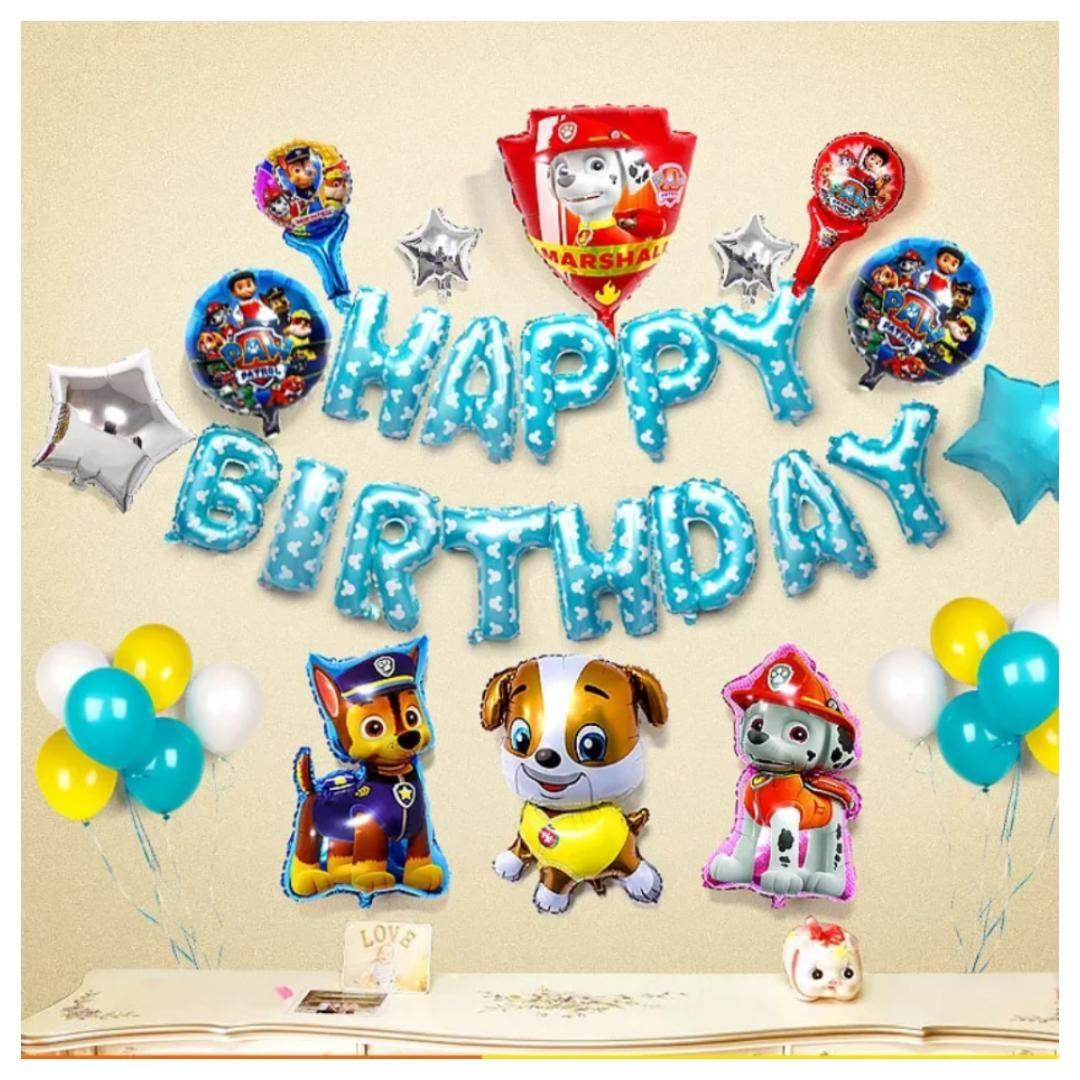 PAW Patrol Latex Party Balloons 12-Pack - Marshall, Chase, Rocky, Zuma - Multicolor For Birthdays & Events 13 thumbnail image