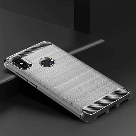 เกราะทนทานฝาหลังสำหรับ Xiaomi Redmi หมายเหตุ 6 Pro (ขนาดหน้าจอหลัก: 6.26 นิ้ว) ซิลิโคนนุ่ม TPU คาร์บอนไฟเบอร์เนื้อสัมผัสเคสโทรศัพท์ เกราะทนทานฝาหลังสำหรับ Xiaomi Redmi หมายเหตุ 6 Pro (ขนาดหน้าจอหลัก: 6.26 นิ้ว) ซิลิโคนนุ่ม TPU คาร์บอนไฟเบอร์เนื้อสัมผัสเคสโทรศัพท์