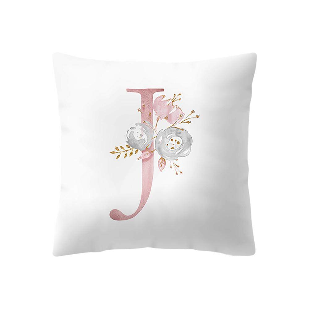 Hotilystore 45X45 CM คินเดอร์ Zimmer ตกแต่งสั้นๆ Kissen ภาษาอังกฤษตัวอักษรปลอกหมอนข้าง