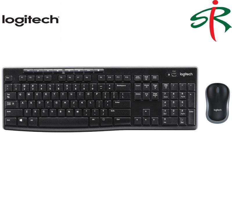 Logitech MK270R Wireless Combo Keyboard + Mouse (Black) | Lazada