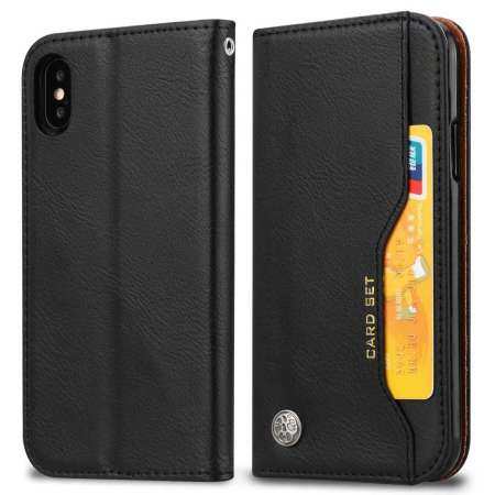สำหรับ IPhone XS MAX CAPAS Flip หนัง PU ตัวป้องกันฝาปิดแบบกระเป๋าเงินกรณี 6.5 นิ้ว