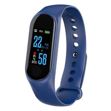 M3 สมาร์ทสร้อยข้อมือจับการทำกิจกรรม Smartwatch กีฬานาฬิกาออกกำลังกายอัจฉริยะสำหรับ Android IOS
