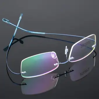 titanium frameless eyeglasses