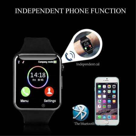 AD Hot สมาร์ทนาฬิกาข้อมือบลูธูทโทรศัพท์ GSM สำหรับ Android Samsung iPhone