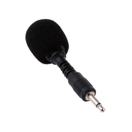Miracle Shining Black Travel Mini Flexible Hold 3.5MM Stereo Microphone for Laptop/Notebook