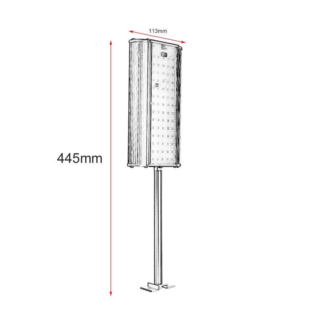 UINN Cảm Biến Chuyển Động 70 LED Không Dây Đèn Năng Lượng Mặt Trời Ngoài Trời Chống Nước Sân Vườn Đèn Tường