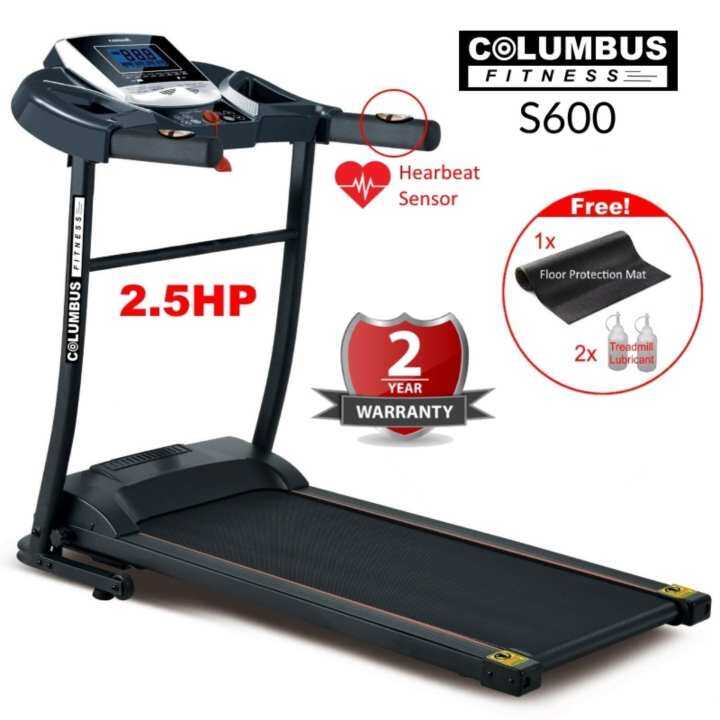 2.5HP Columbus Fitness S600 Motorized Treadmill 40cm Running Belt