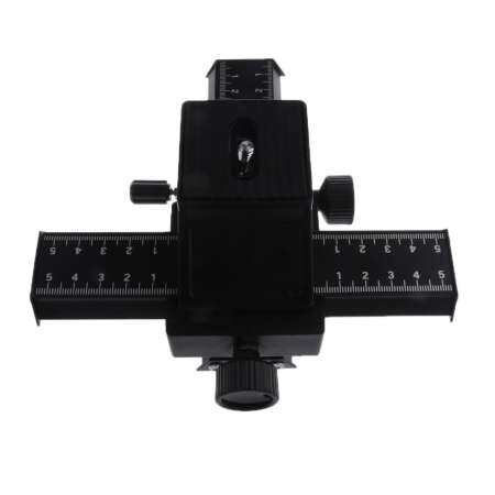 Miracle Shining Black 4 Way Macro Focusing Rail Slider Macro Bellows for Nikon EOS Cameras