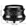 7Artisans 35mm F1.2 Prime Lens Manual Fixed Focus for Canon Cameras (for Canon) 2