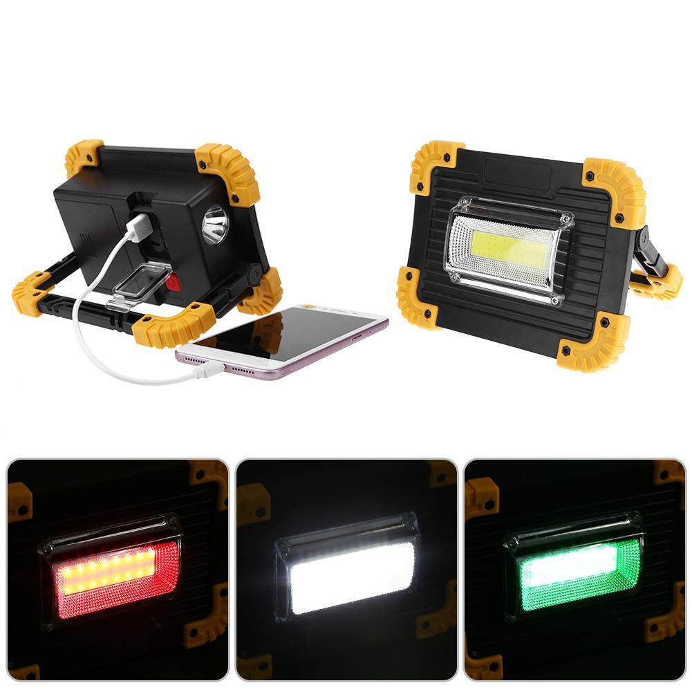 30W 400LM Portable LED Spotlight Floodlight Outdoor Camping Lawn Work Lamp Light