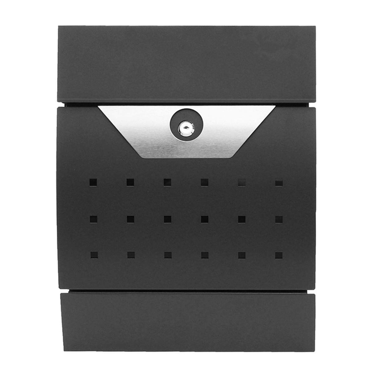 Modern Wall Mail Box Letter Box Post Box Newspaper Holder - intl