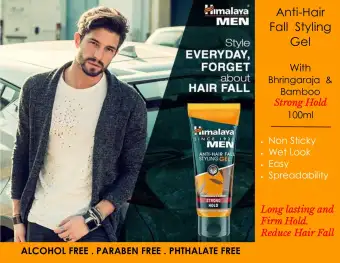 Himalaya Men Anti Hair Fall Styling Gel 100ml Strong Styles Hair
