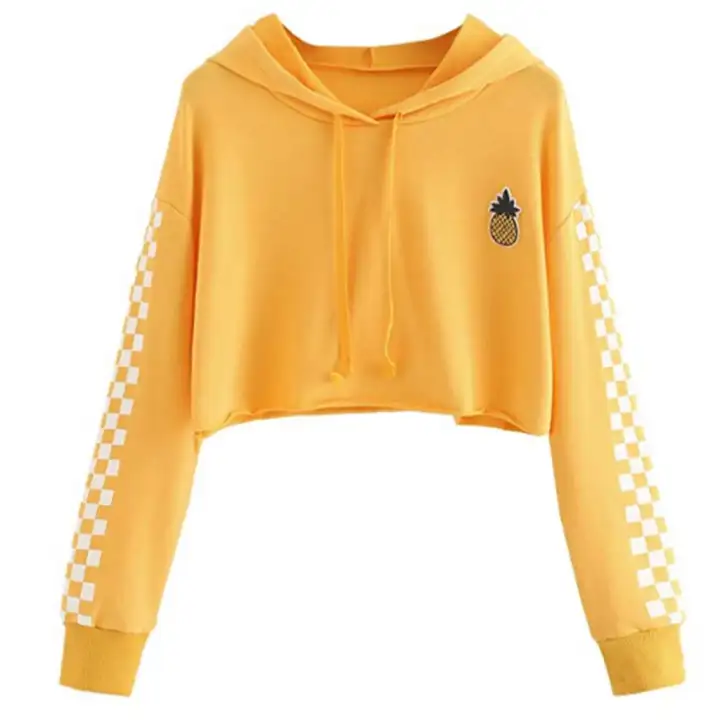 sweat shirt crop top