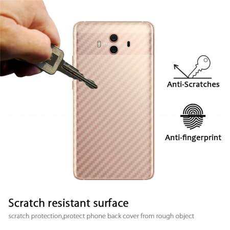 Soft 3D Carbon Fiber Back Cover Protective Film For Huawei Mate 8 9 10 20 X Lite Pro Rear Screen Protector Sticker No Tempered Glass