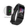 F7 สายข้อมือสมาร์ทสำหรับออกกำลังกายนาฬิกา IP68 ว่ายน้ำกันน้ำแถบสมาร์ท Heart - Rate การตรวจสอบความดันโลหิตสายรัดข้อมืออัจฉริยะ