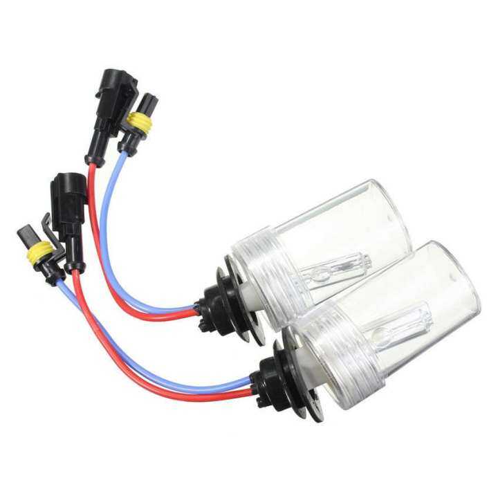 100 W Mobil Penutup Perlengkapan Pemberat AC H7 6000 K Bohlam-bohlam Xenon Lampu