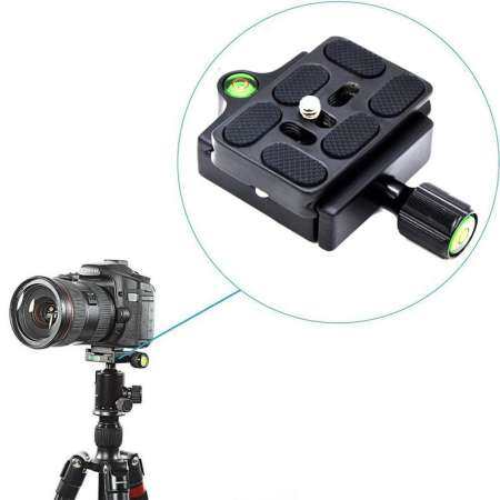 EVOL ขาตั้งกล้อง ยึดขสตั้งหกล้อง Professional KZ-20 Camera Tripod Monopod Quick Release Clamp Adapter Plate