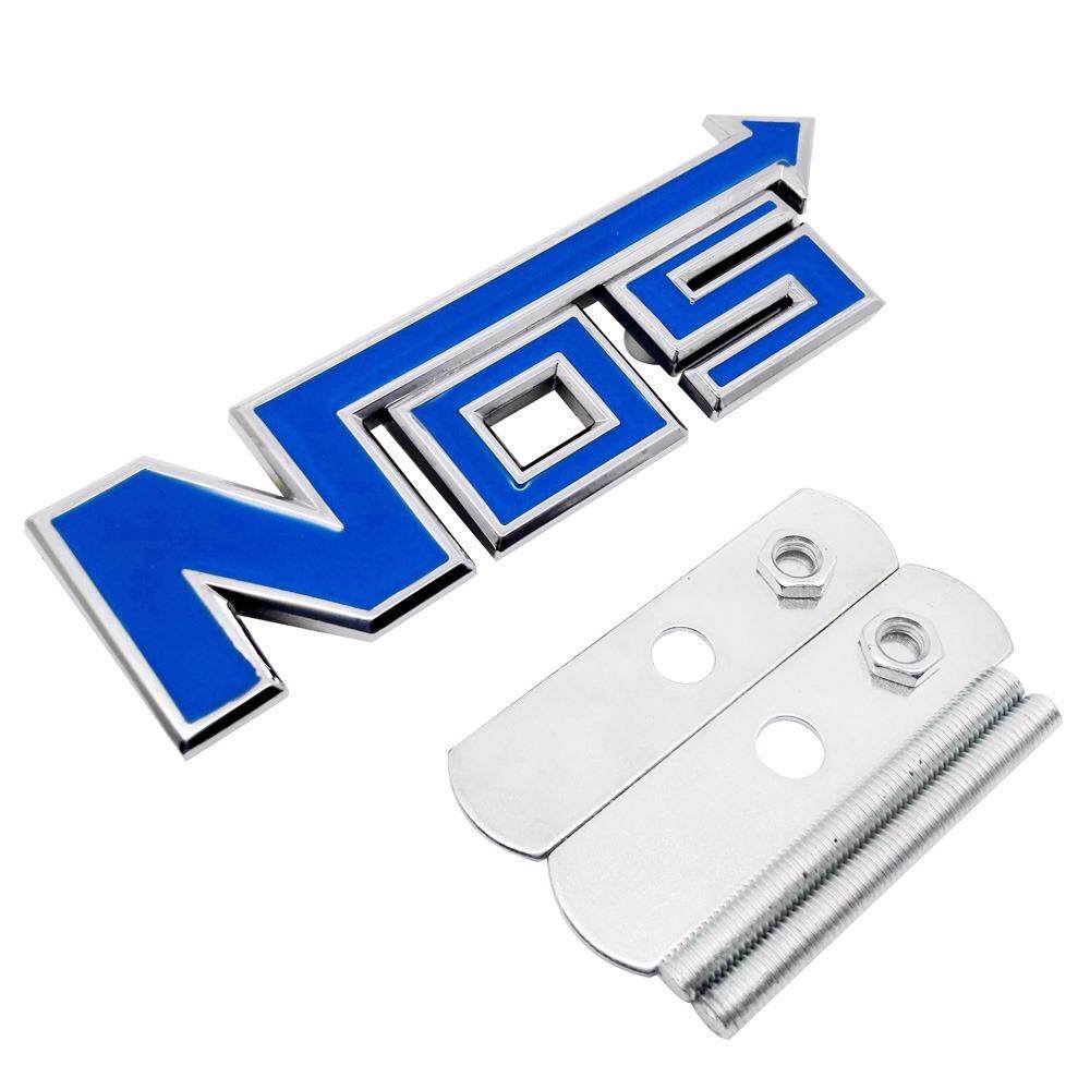 Rainbow Auto Accessories 3D Metal NOS Logo Grille Emblem badge Sticker Styling For Proton Wira Persona Waja Saga Gen2 Preve - intl