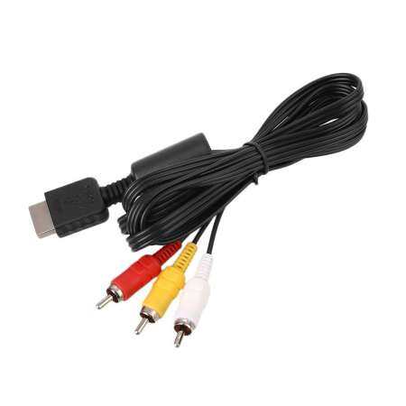 วิดีโอเสียง AV TO TV สายเคเบิลสำหรับ PlayStation PS2 PS3 ระบบเกม - INTL