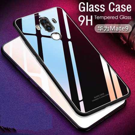 Huawei Mate 9 เคสป้องกันเต็มรูปแบบ CLEAR กระจกเทมเปอร์เคสสำหรับหัวเหว่ย Mate9 แก้วฝาหลัง - INTL