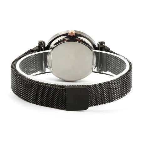 Airforce ผู้หญิงควอตซ์นาฬิกาข้อมือตาข่ายแม่เหล็กโลหะผสมสายคล้อง Starry Sky Dial นาฬิกาข้อมือลำลอง Airforce ผู้หญิงควอตซ์นาฬิกาข้อมือตาข่ายแม่เหล็กโลหะผสมสายคล้อง Starry Sky Dial นาฬิกาข้อมือลำลอง