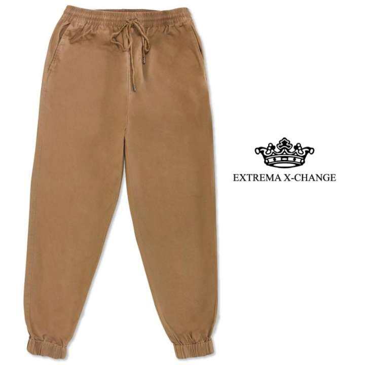 plus size khaki joggers