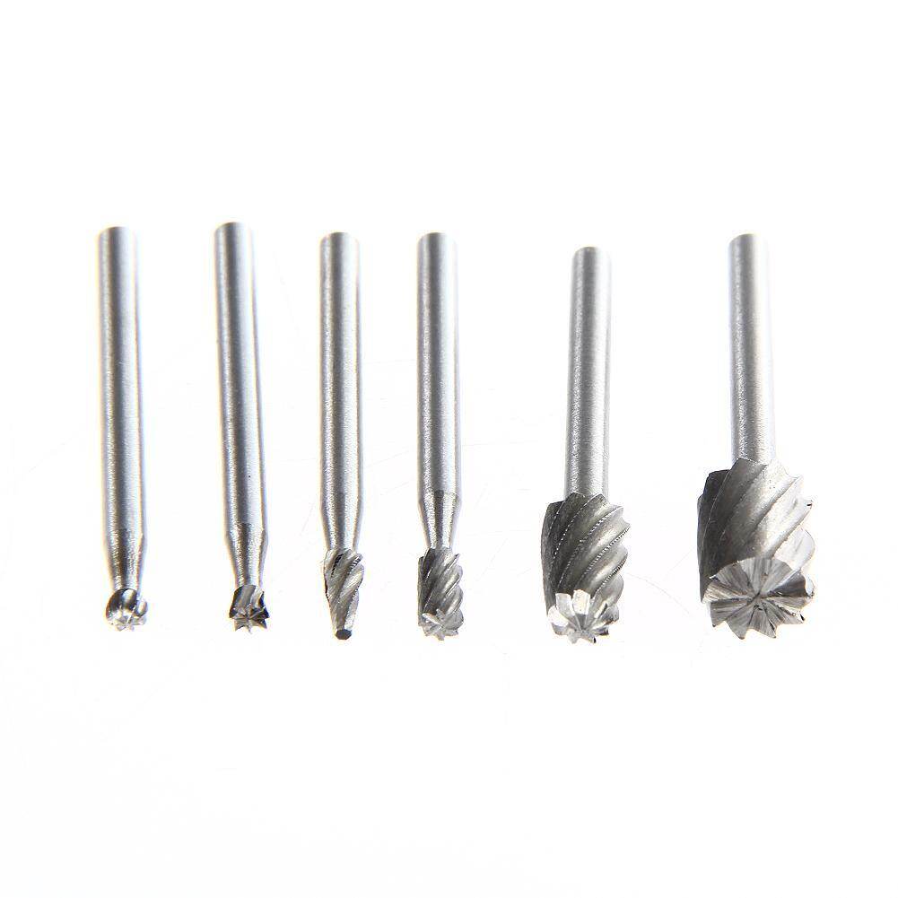 6Pcs HSS Router Bits Set   for  Dremel Grinding Carving Shaping Rotary Tools