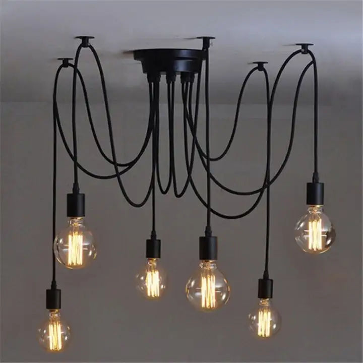 Rhs Online 6 Heads Vintage Ceiling Lamp Edison Light Ceiling Lamp Edison Light