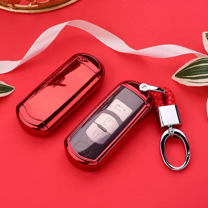รถกล่องใส่สมาร์ทคีย์กระเป๋า Key เคสสำหรับ Mazda 3 6 Cx5 Cx7 323 626 Familia อุปกรณ์เสริมกระเป๋าใส่กุญแจ
