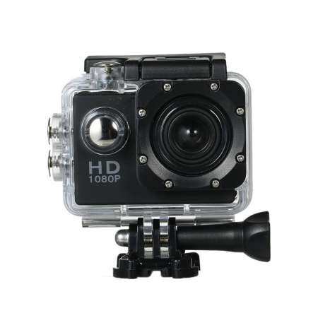Basic กล้องแอคชั่นแคมเมรา 30 เมตรกันน้ำใต้น้ำกล้องกีฬา 720 จุด Deportiva กีฬากล้องบันทึก DV (Camera + กรณีกันน้ำ)