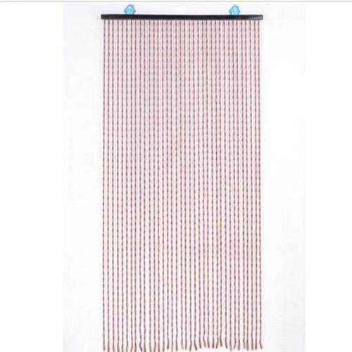 Cửa gỗ Màn Cửa Khoen Handmade Bay Màn Hình Hạt Gỗ Phòng Bộ Chia 90x175cm-38