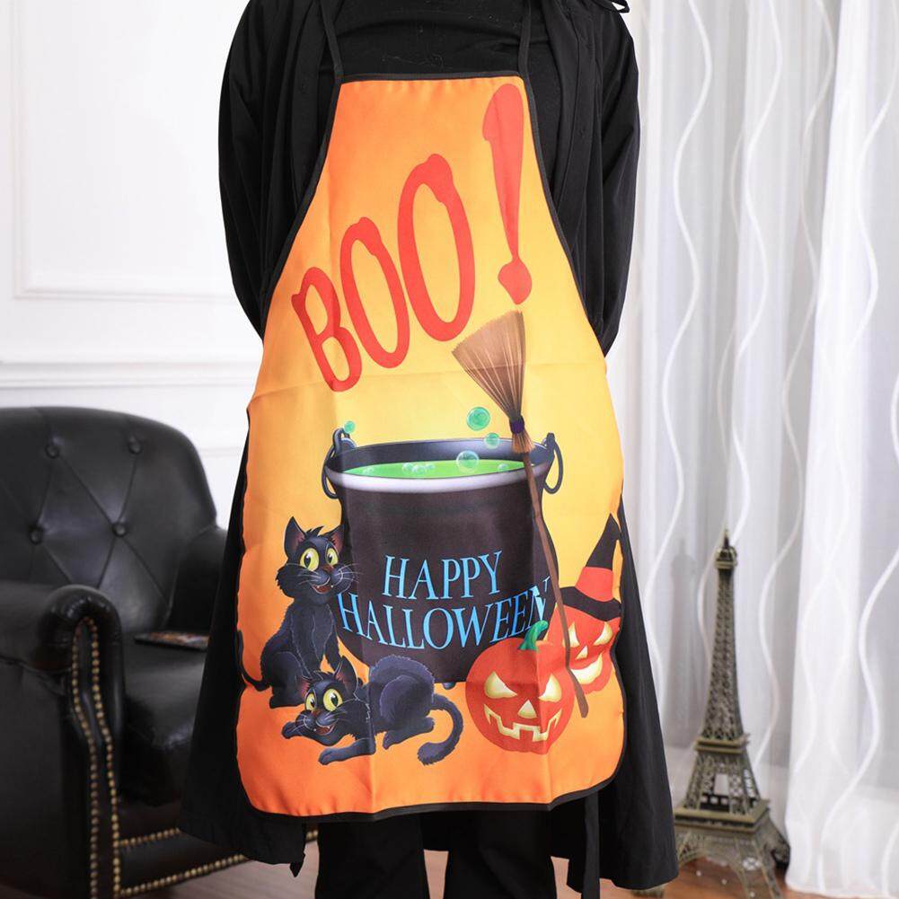 Phong cách Trang Trí Chống Dầu Tứ Halloween Tạp Dề Di Động Nấu Ngộ Nghĩnh