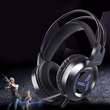 GoodGreat Cyber Music ลดเสียงรบกวน 7.1 เดี่ยวชุดหูฟัง USB เกมที่มีสีสันเรืองแสงหูฟังสำหรับคอมพิวเตอร์ชุดหูฟัง, ผู้ชนะ, อาหารค่ำไก่ - INTL